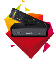 Infomir MAG 254 W1 (Wifi) IPTV BOX